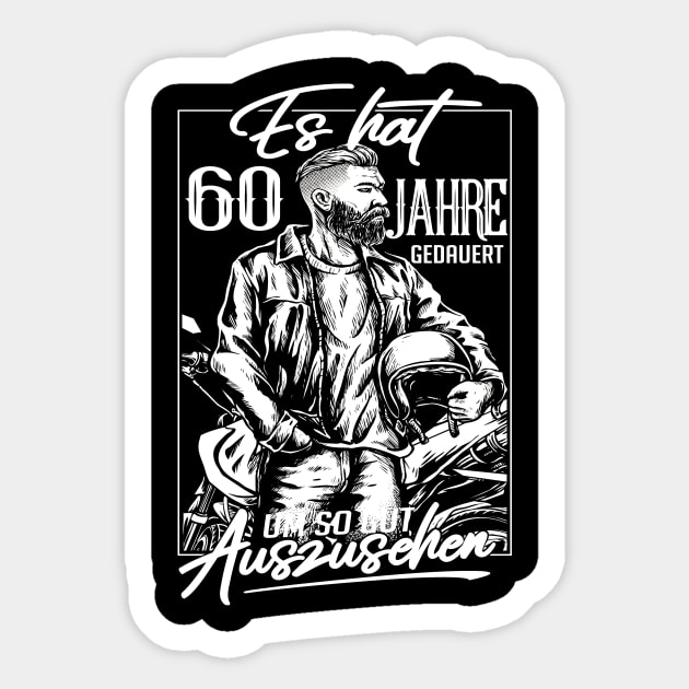 60. Geburtstag Männer Motorradfahrer Biker 60 Geburtstag Biker
